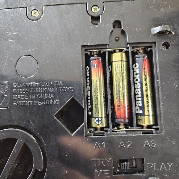 Tested STAR WARS 1999 Interactive Set, Darth Maul,Obi-Wan Kenobi Coin Banks VTG - Picture 13 of 17